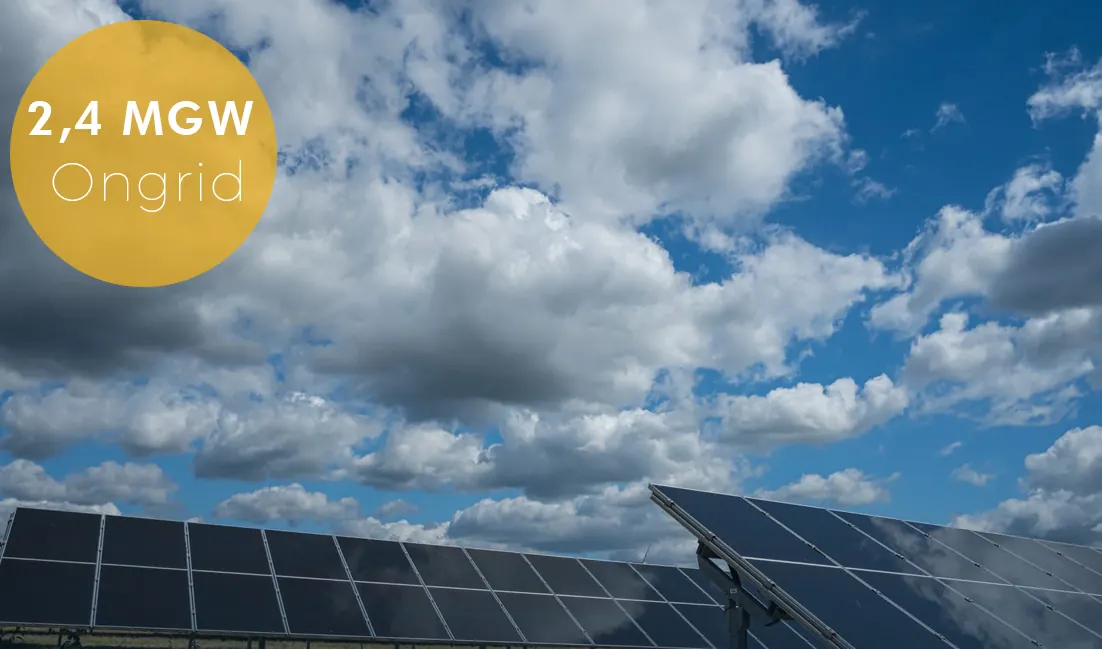 2,4 MW şebeke bağlantılı arazi GES