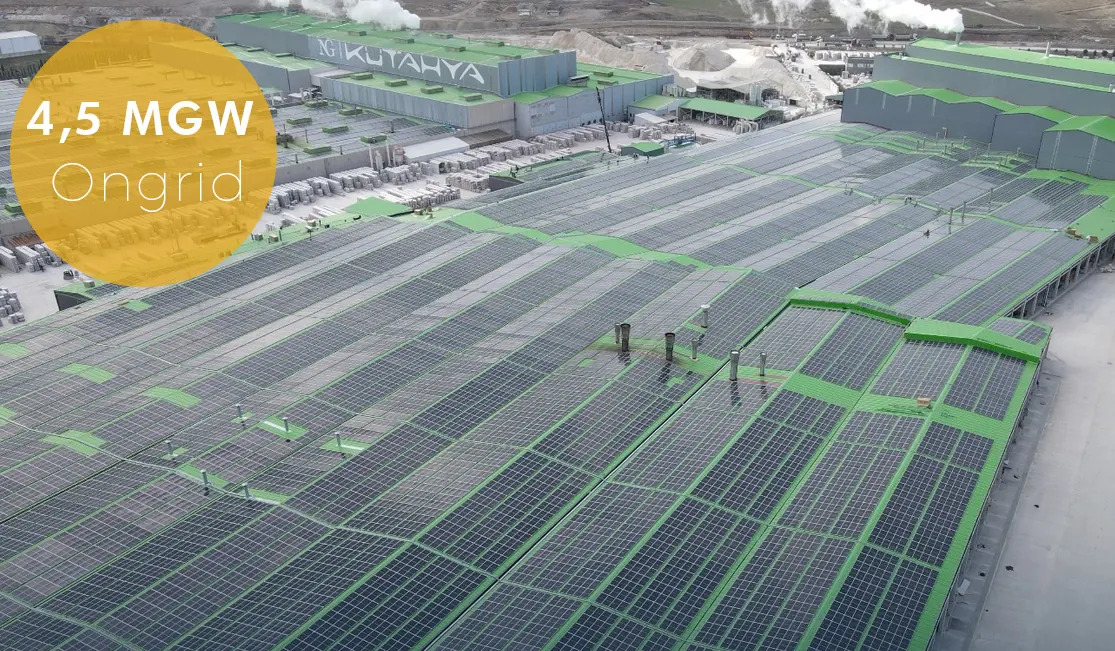 4,5 MW sanayi tesisi çatı GES
